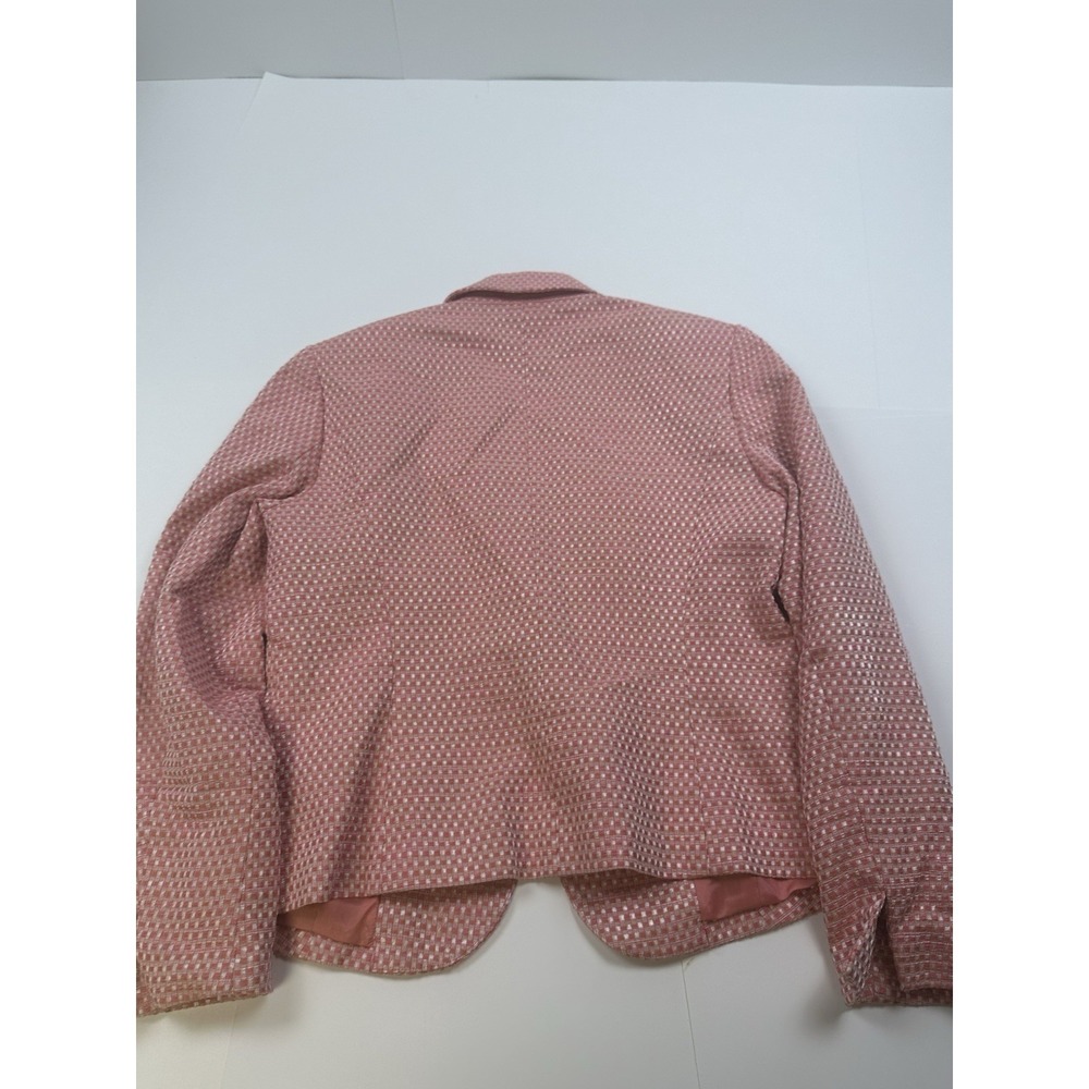 Talbots Blazer Women's Single Button Collared Pet… - image 8